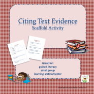 Citing Textual Evidence Scaffold TWITTER